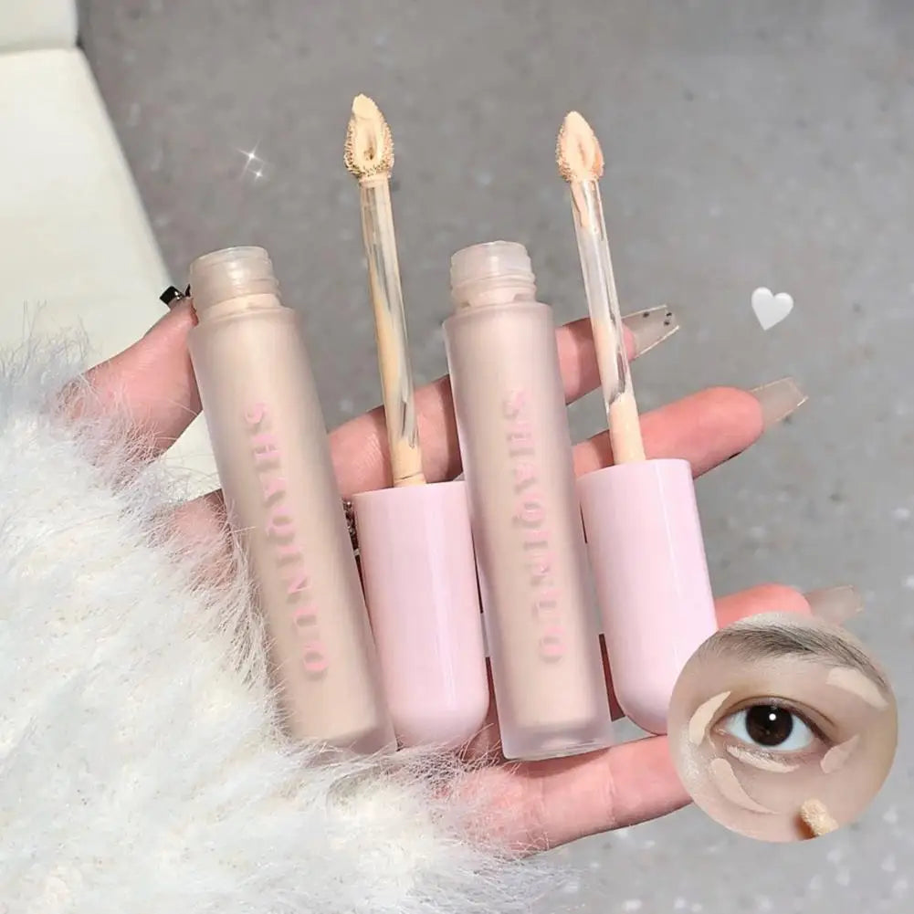 3 Colors Liquid Foundation Concealer Cream Full Coverage for Blemishes Dark Circles & Freckles Waterproof Oil-control Make Up