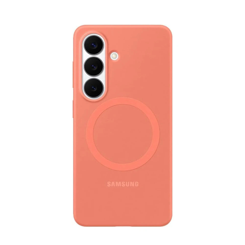 Original Samsung Silicone Magnetic Smartphone Case for Galaxy S26 Phone Case with Magnetic Protective Case