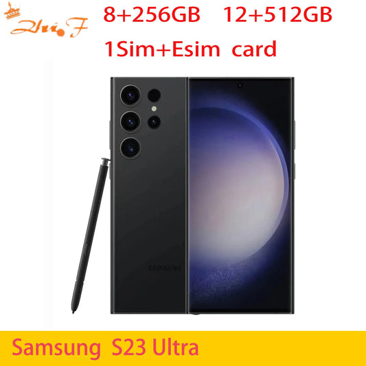 Samsung Galaxy S23 Ultra 5G S918U1 S918U 6.8' ROM 256/512GB RAM 8/12GB Snapdragon NFC Original Android Cell Phone