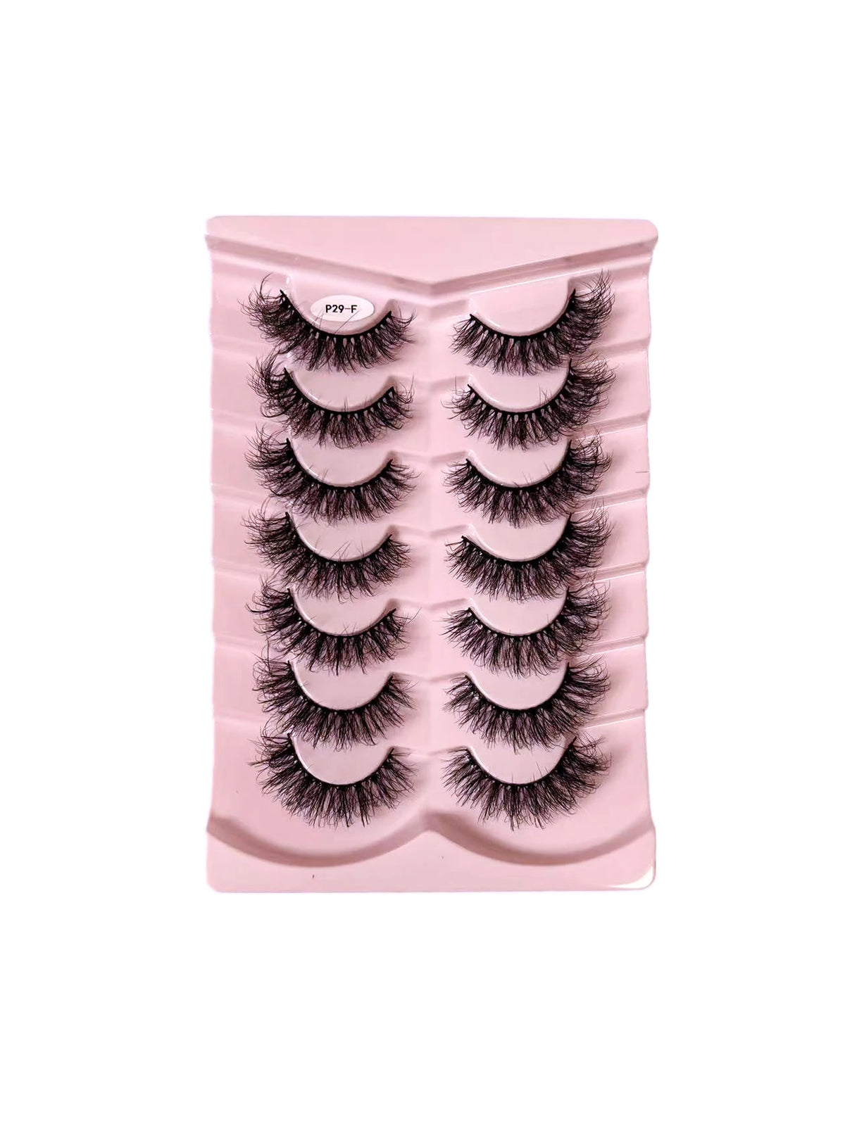 7/10 Pairs Faux Mink Strip Lashes 3D Mink Eyelashes Reusable Fluffy Make Up False Lashes extenstion