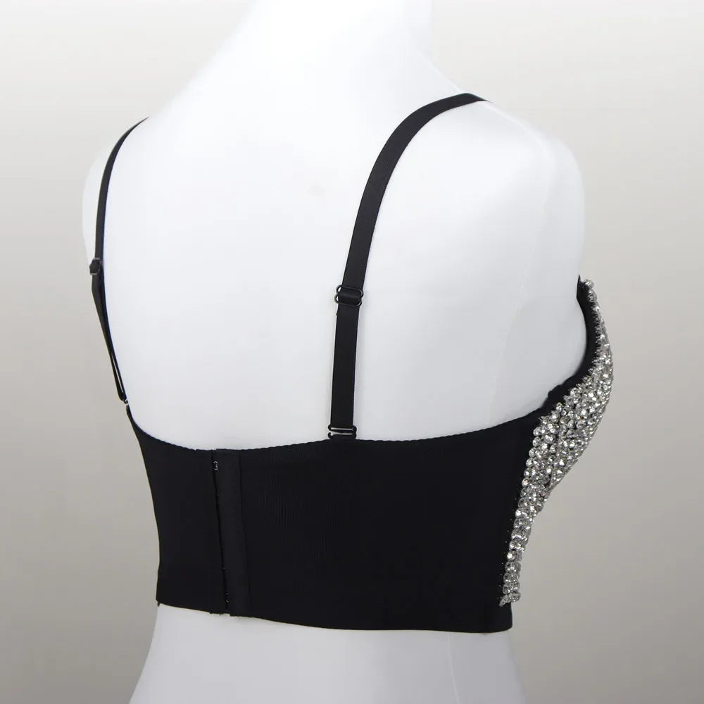 Sexy Club Tanks Tops Women Shaper Camisole Ladies Crop Top Blusas Streetwear Camis Corset Shirt Woman Clothes Camiseta Mujer