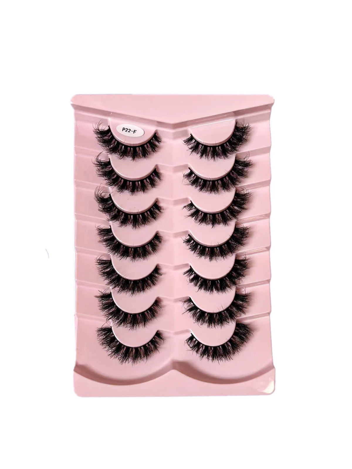 7/10 Pairs Faux Mink Strip Lashes 3D Mink Eyelashes Reusable Fluffy Make Up False Lashes extenstion