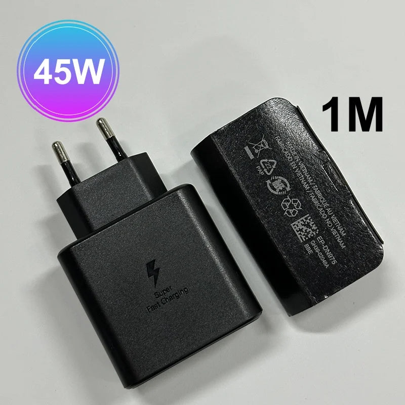 Original Samsung 60W PD Charger Super Fast Charger Type C Galaxy S26 S25 S24 S23 S22 Ultra Plus A16 A55 Z Fold 8 7 for iphone 17