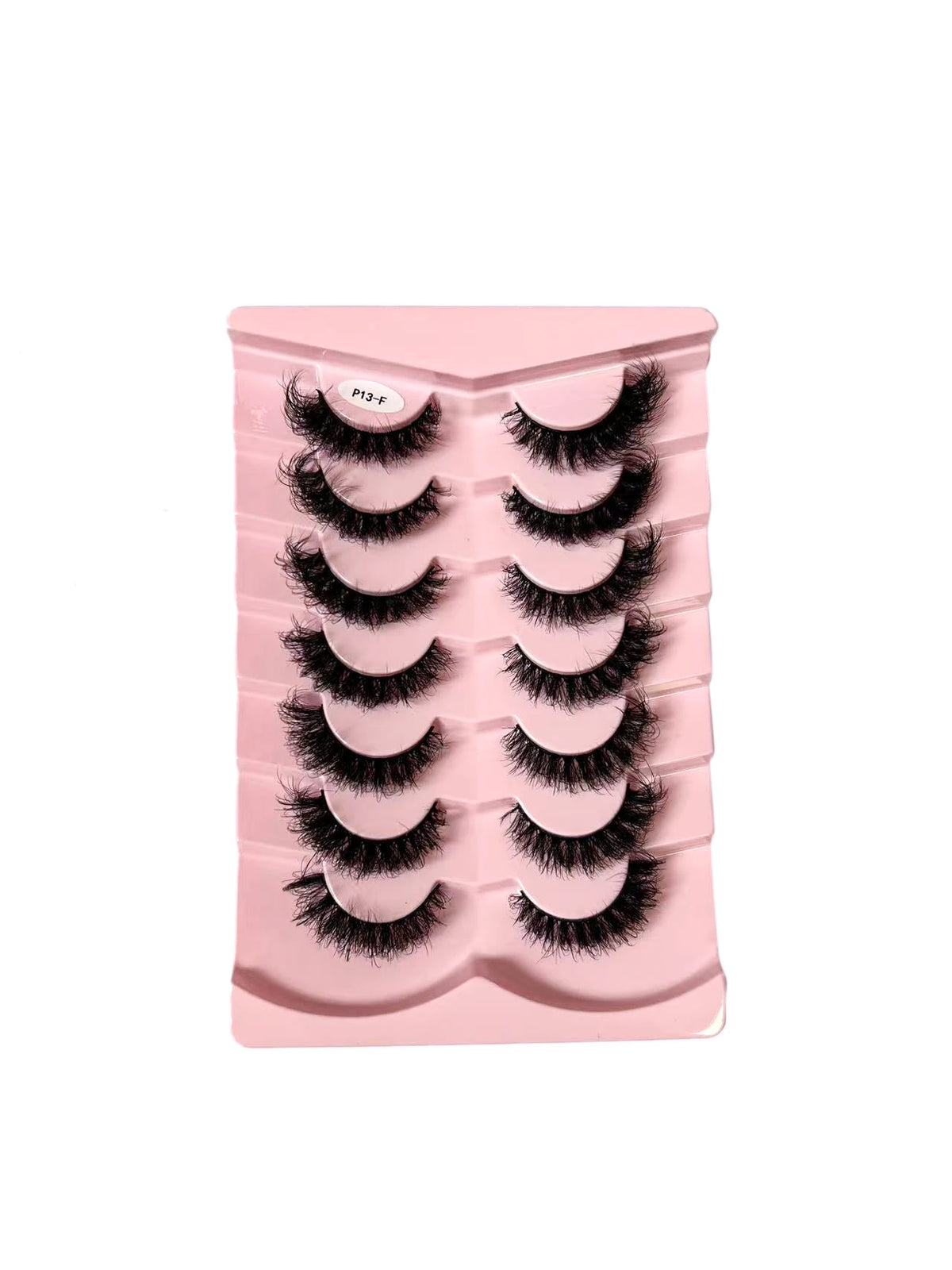 7/10 Pairs Faux Mink Strip Lashes 3D Mink Eyelashes Reusable Fluffy Make Up False Lashes extenstion