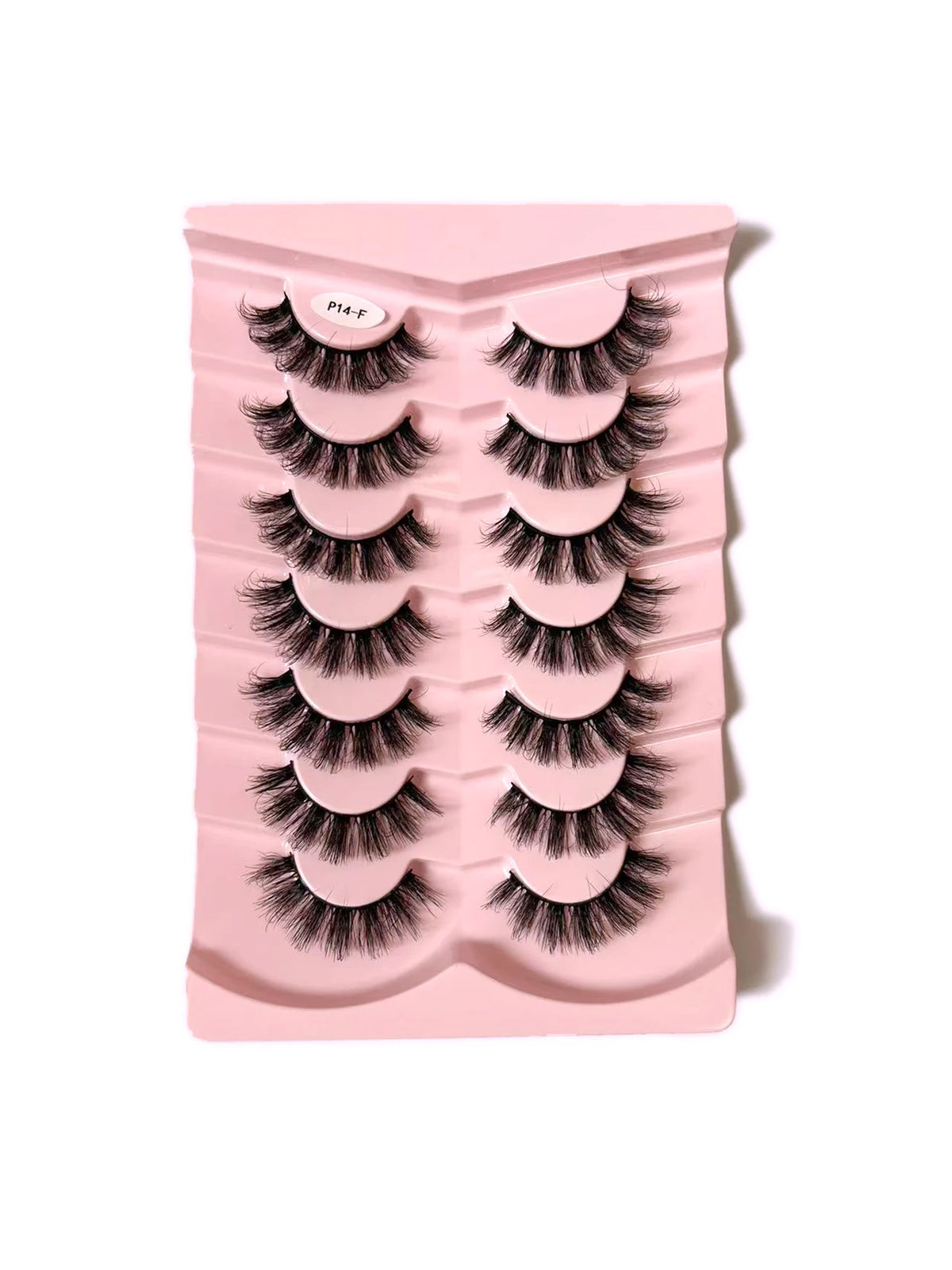 7/10 Pairs Faux Mink Strip Lashes 3D Mink Eyelashes Reusable Fluffy Make Up False Lashes extenstion