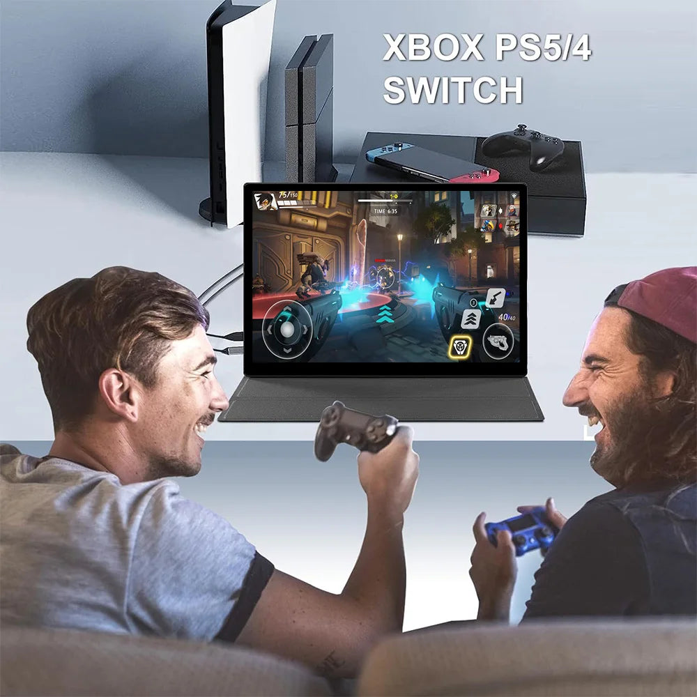 OLED Portable Monitor 10.5' 2k TouchScreen, Raspberry Pi Monitor, SRGB 100%, Dual USB-C, HDMI for Laptop Mac Phone PS4/5 Switch