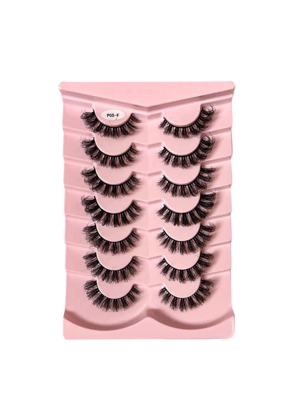 7/10 Pairs Faux Mink Strip Lashes 3D Mink Eyelashes Reusable Fluffy Make Up False Lashes extenstion