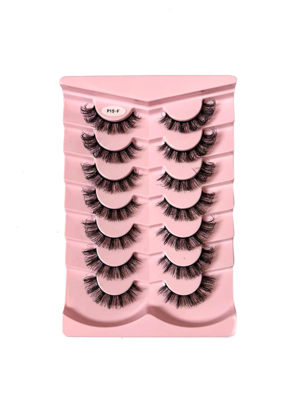 7/10 Pairs Faux Mink Strip Lashes 3D Mink Eyelashes Reusable Fluffy Make Up False Lashes extenstion
