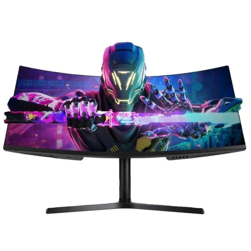 New 34-inch 4K 165HZ hairtail screen VA monitor 21.9 curved low blue light eye protection