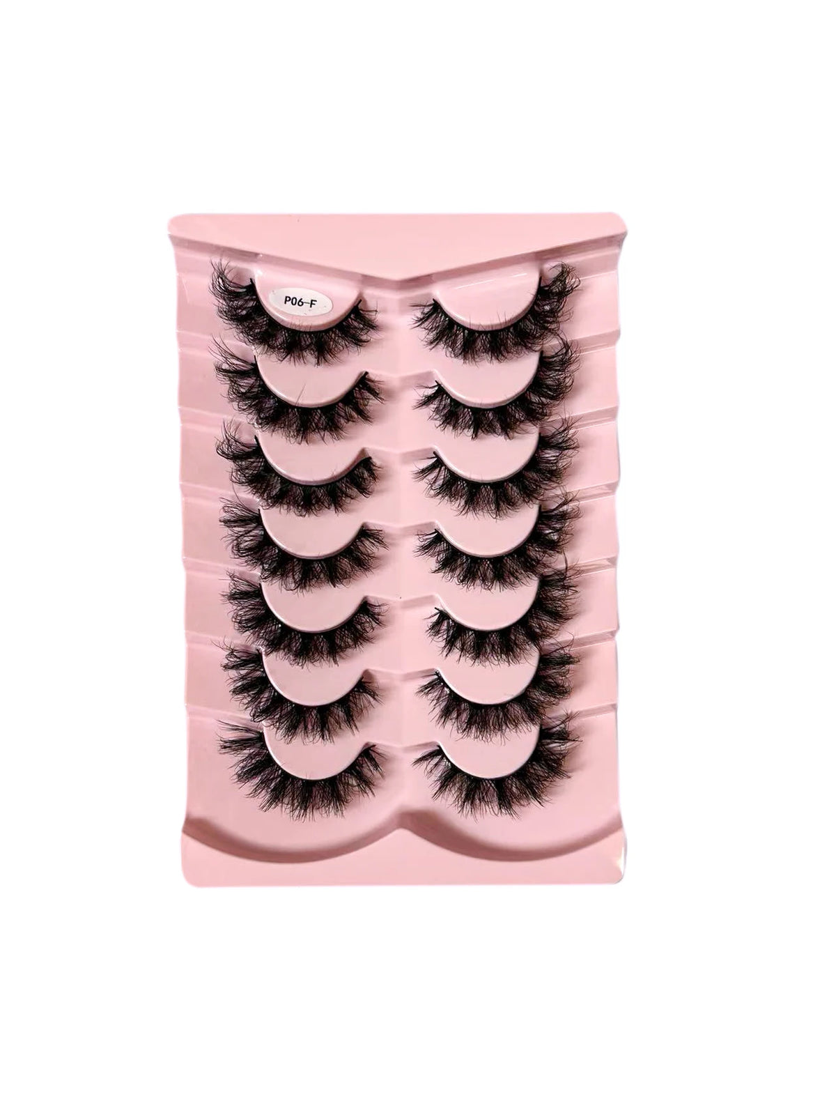 7/10 Pairs Faux Mink Strip Lashes 3D Mink Eyelashes Reusable Fluffy Make Up False Lashes extenstion