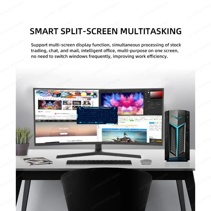 34" Curved Ultrawide Gaming Monitor UWQHD 165Hz 1500R 1ms HDR FreeSync Height/Tilt Adjustable PC Screen