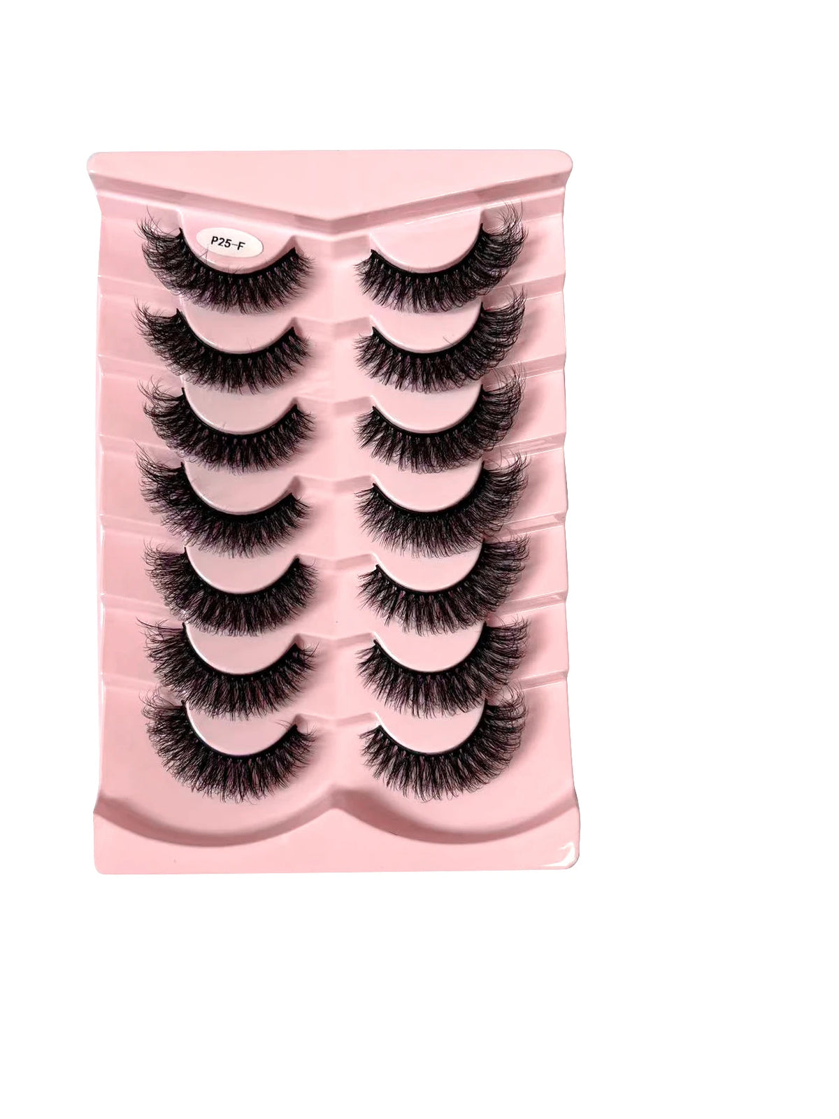 7/10 Pairs Faux Mink Strip Lashes 3D Mink Eyelashes Reusable Fluffy Make Up False Lashes extenstion