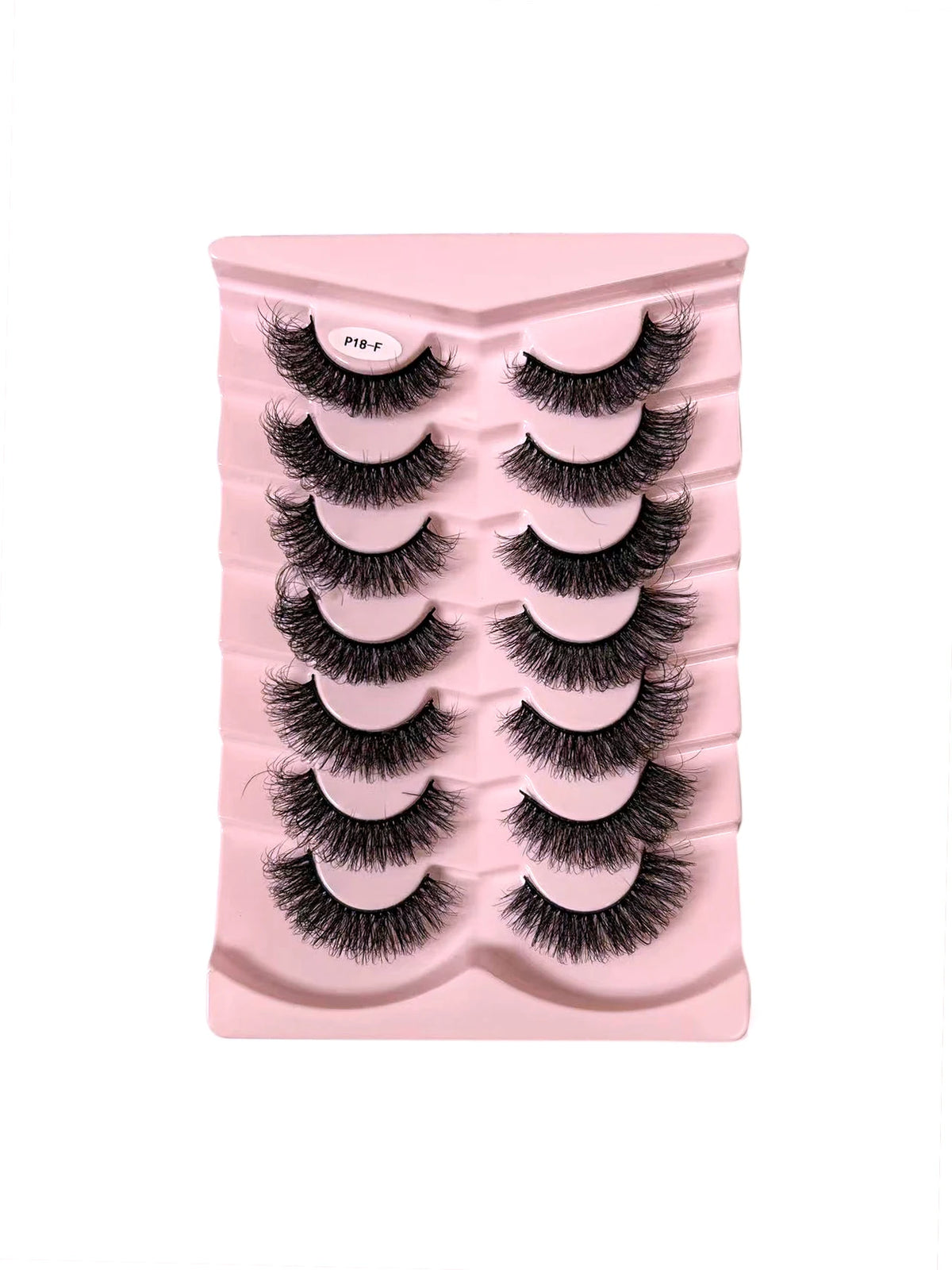 7/10 Pairs Faux Mink Strip Lashes 3D Mink Eyelashes Reusable Fluffy Make Up False Lashes extenstion