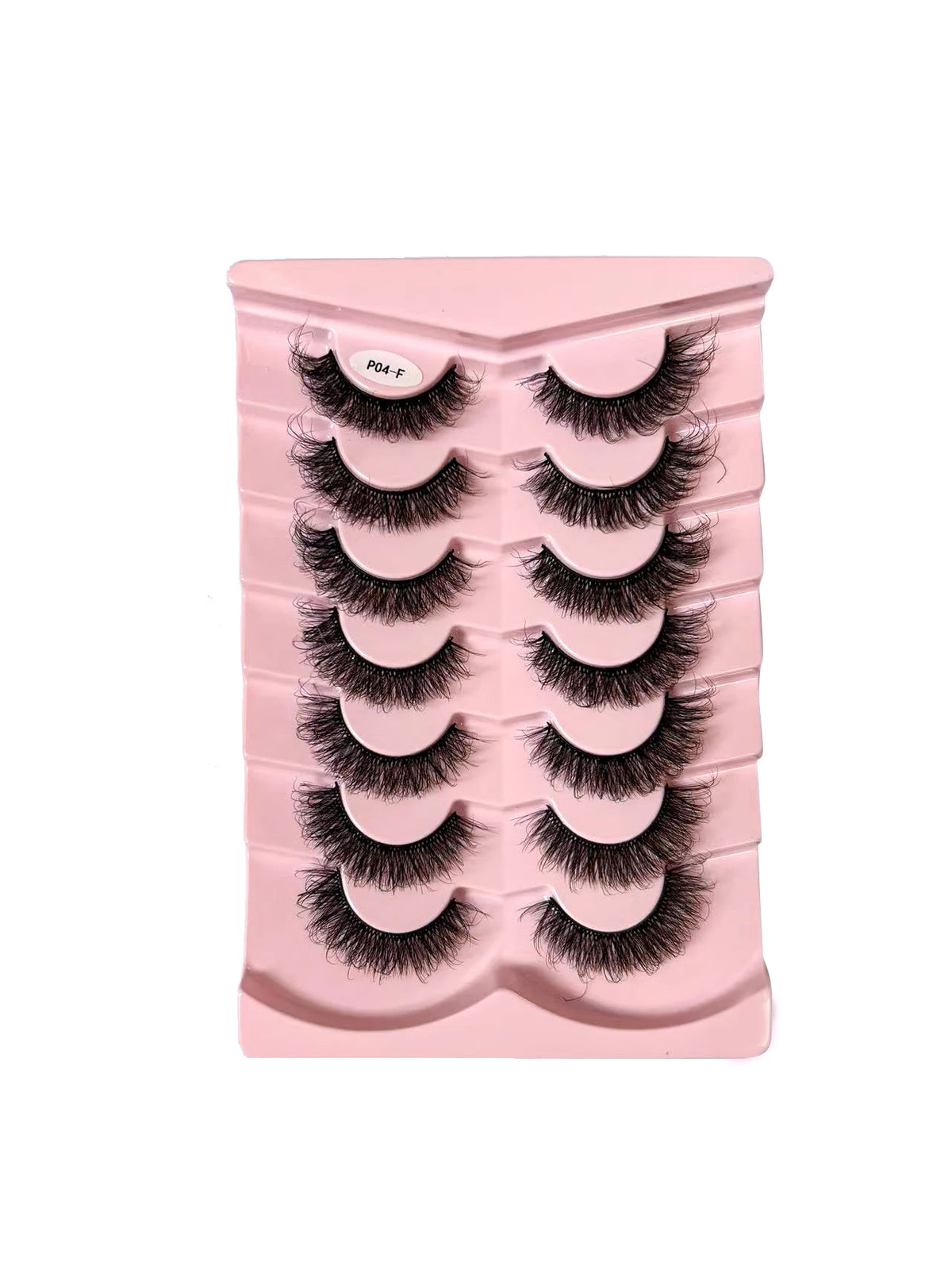 7/10 Pairs Faux Mink Strip Lashes 3D Mink Eyelashes Reusable Fluffy Make Up False Lashes extenstion