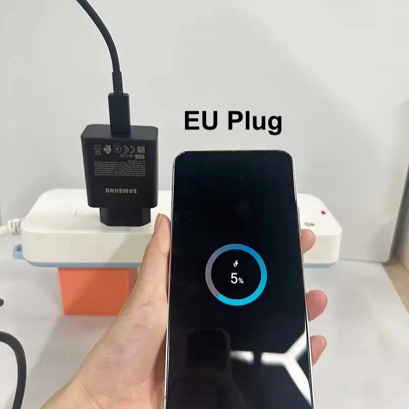 Original Samsung 60W PD Charger Super Fast Charger Type C Galaxy S26 S25 S24 S23 S22 Ultra Plus A16 A55 Z Fold 8 7 for iphone 17