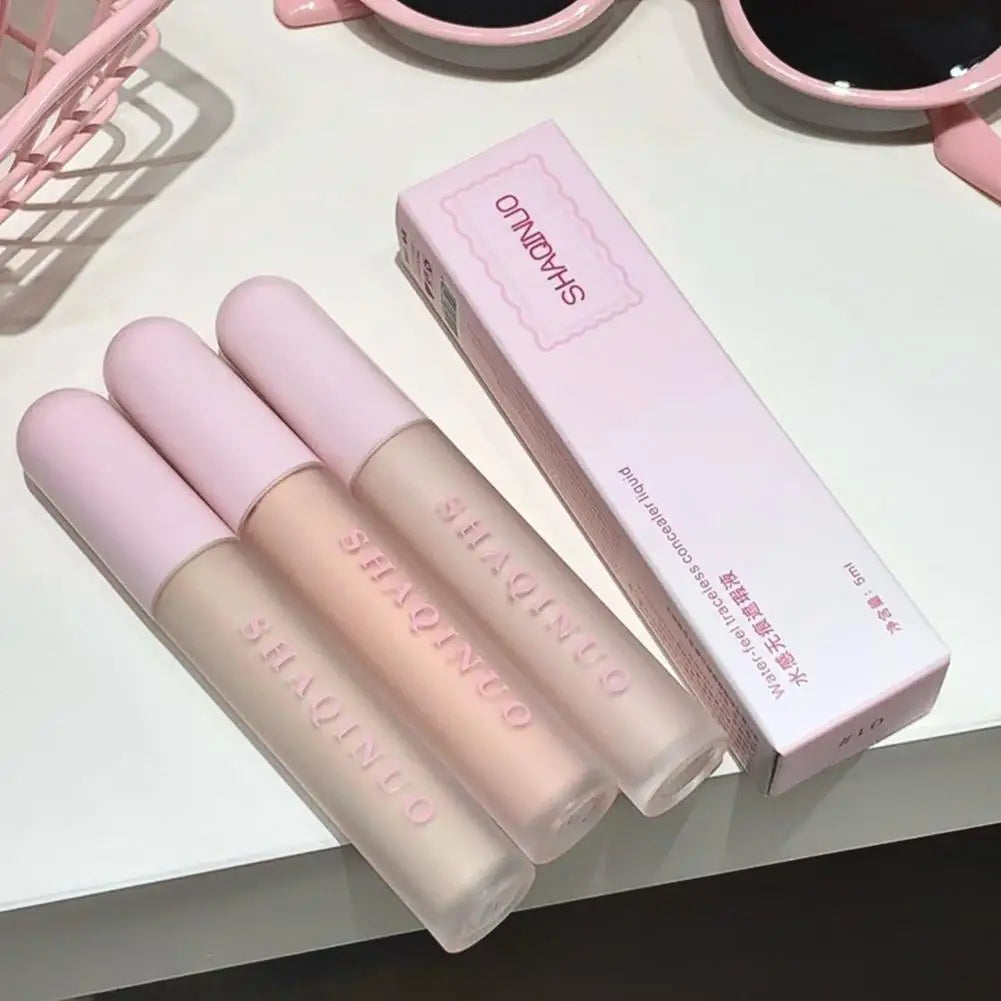 3 Colors Liquid Foundation Concealer Cream Full Coverage for Blemishes Dark Circles & Freckles Waterproof Oil-control Make Up