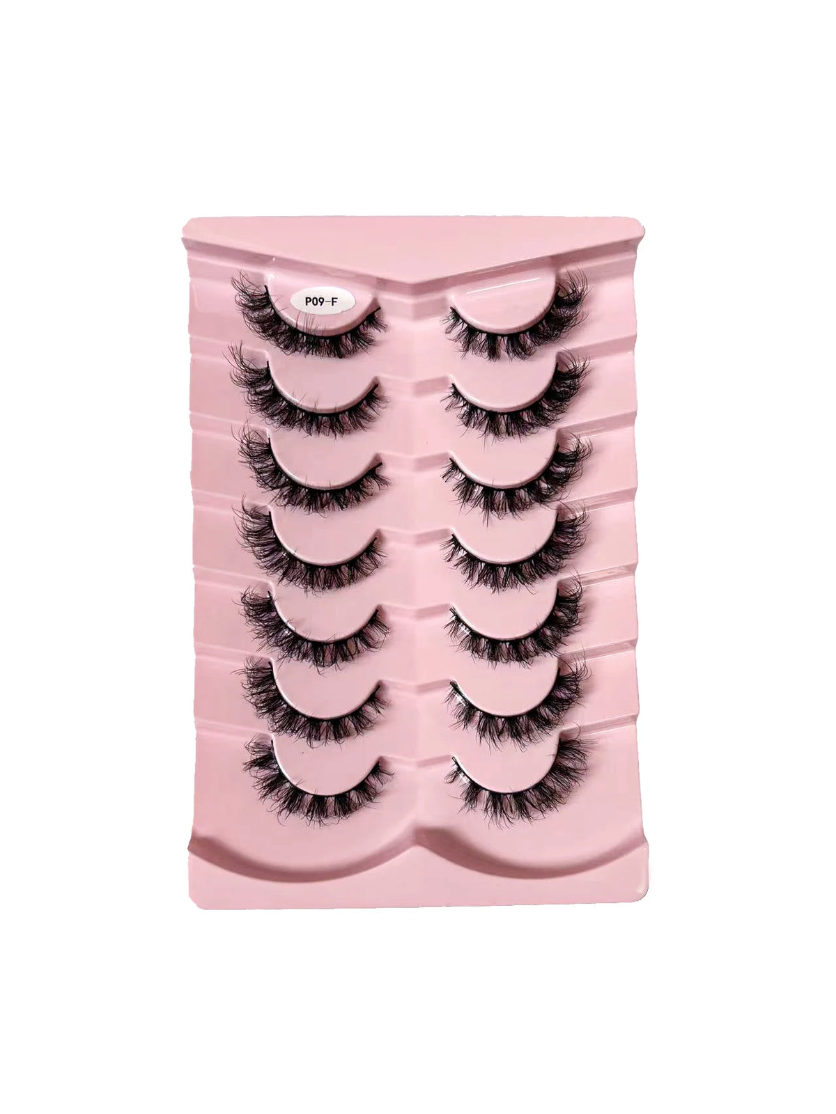 7/10 Pairs Faux Mink Strip Lashes 3D Mink Eyelashes Reusable Fluffy Make Up False Lashes extenstion