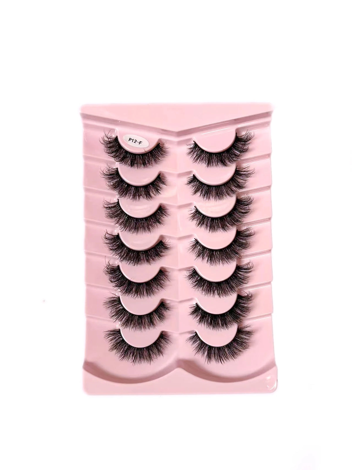 7/10 Pairs Faux Mink Strip Lashes 3D Mink Eyelashes Reusable Fluffy Make Up False Lashes extenstion